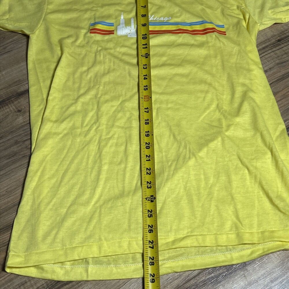 Vintage Vtg Thin Soft Chicago T Shirt Xl 1970 1980 Hanco Made In Usa Nwot View 4